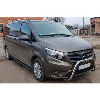 Боковые трубы Black (2 шт., Нержавейка) фото 1