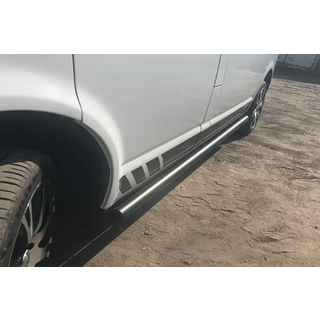 Боковые трубы Black (2 шт., нержавейка) фото 2