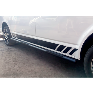 Боковые трубы Black (2 шт., нержавейка) фото 3