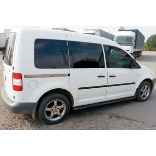 Боковые Трубы BB001 Черные (2 шт., Нержавейка) фото 2