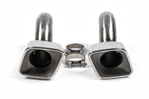 Насадки на выхлоп Sport V1 (2 шт, нержавейка) фото 3