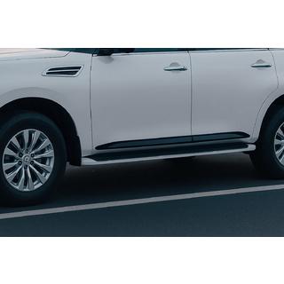 Дверные молдинги (4 шт, черные) Infiniti QX80 2013-2024 гг. фото 1