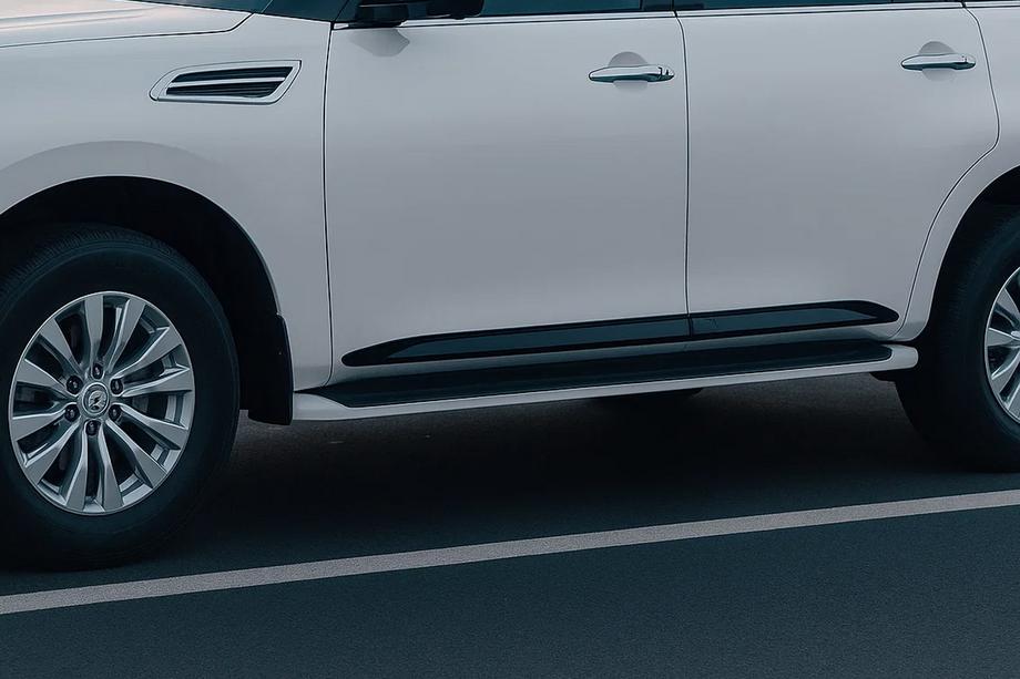 Infiniti QX80 2013-2024 гг. Дверные молдинги (4 шт, черные)