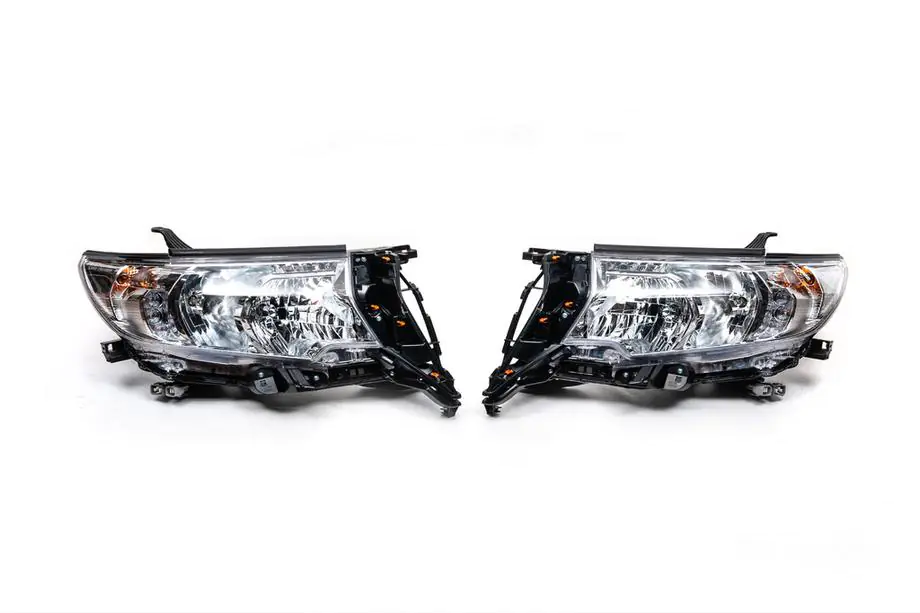 Toyota Land Cruiser Prado 150 2009-2023 гг. Передние фары рефлекторные Оригинал (2017+, 2 шт) Фото 2