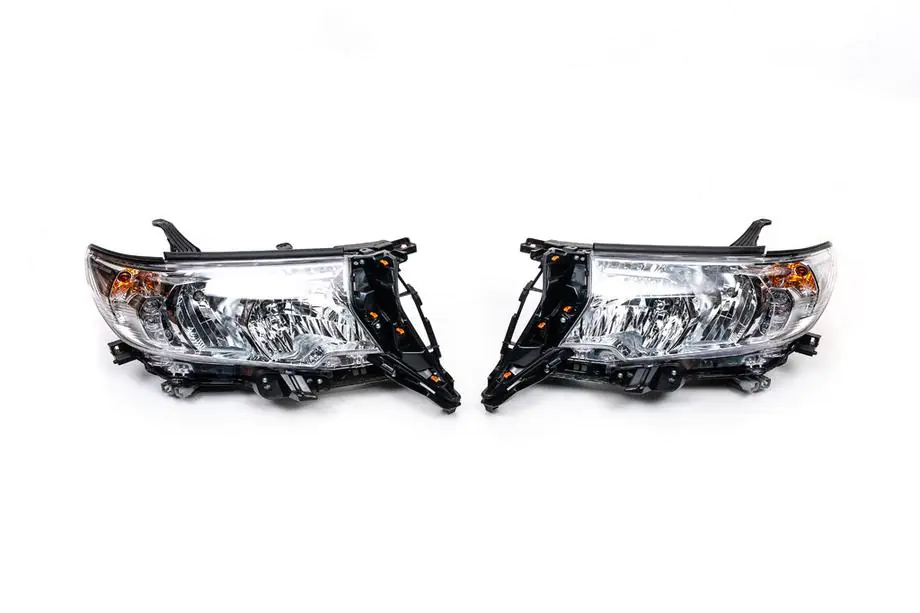 Toyota Land Cruiser Prado 150 2009-2023 гг. Передние фары рефлекторные Оригинал (2017+, 2 шт) Фото 3