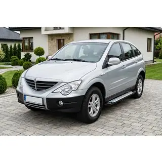 Боковые пороги Allmond Grey (2 шт., алюминий)