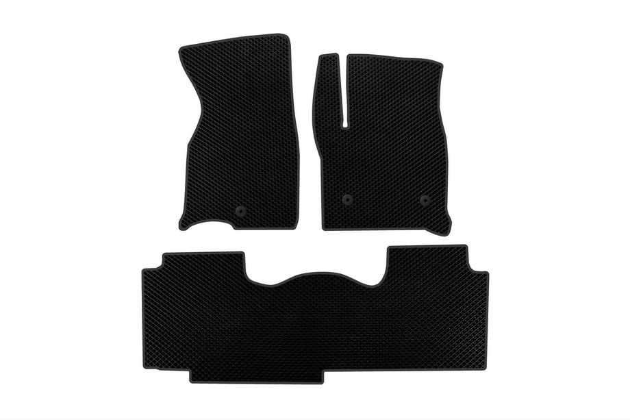 Chevrolet Tahoe 2020- гг. Коврики EVA (2 ряда, Черный) Image