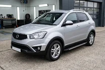 SsangYong Korando 2010-2019 гг. Боковые Подножки Duru (2 шт., Алюминий) фото 1