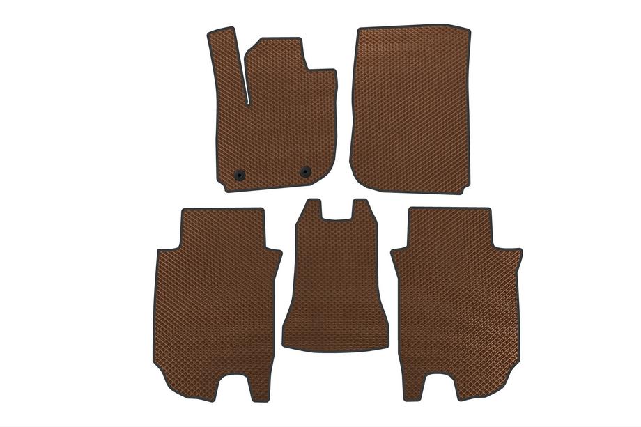 Honda HR-V 2021- гг. Коврики EVA (Коричневые) Image