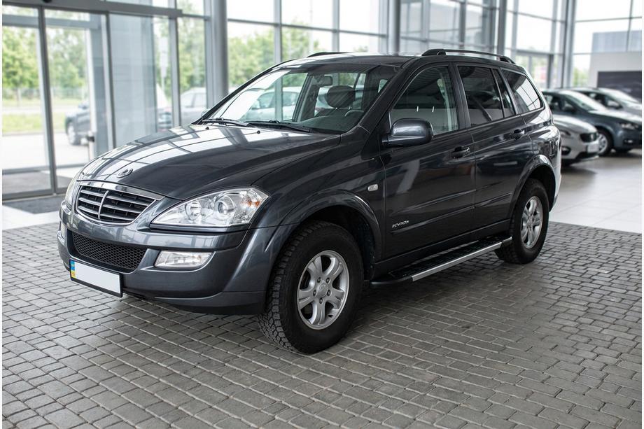 SsangYong Kyron 2005-2014 гг. Боковые пороги RedLine V1 (2 шт., алюминий) Image