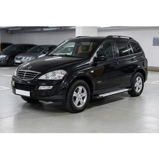 Боковые пороги Allmond Grey (2 шт., алюминий)
