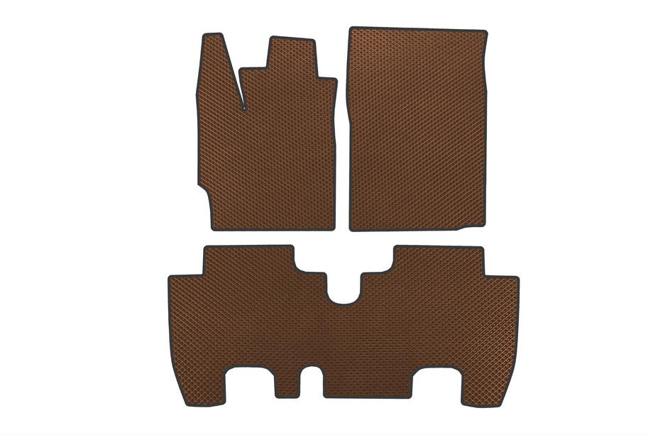 Toyota Urban Cruiser 2009-2014 гг. Коврики EVA (Коричневые) Image