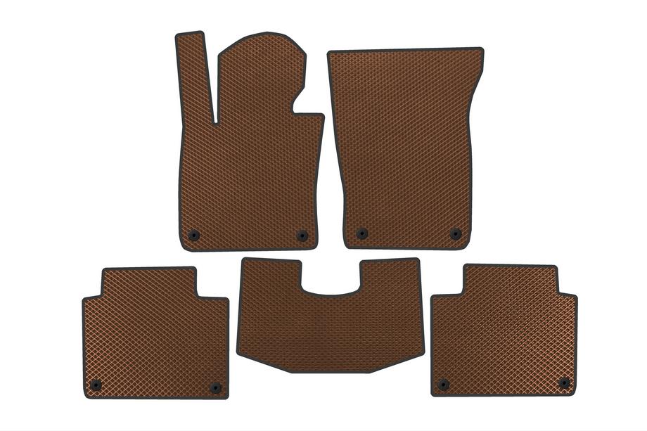Volvo S90/V90 2016- гг. Коврики EVA (SW, Коричневый) Image