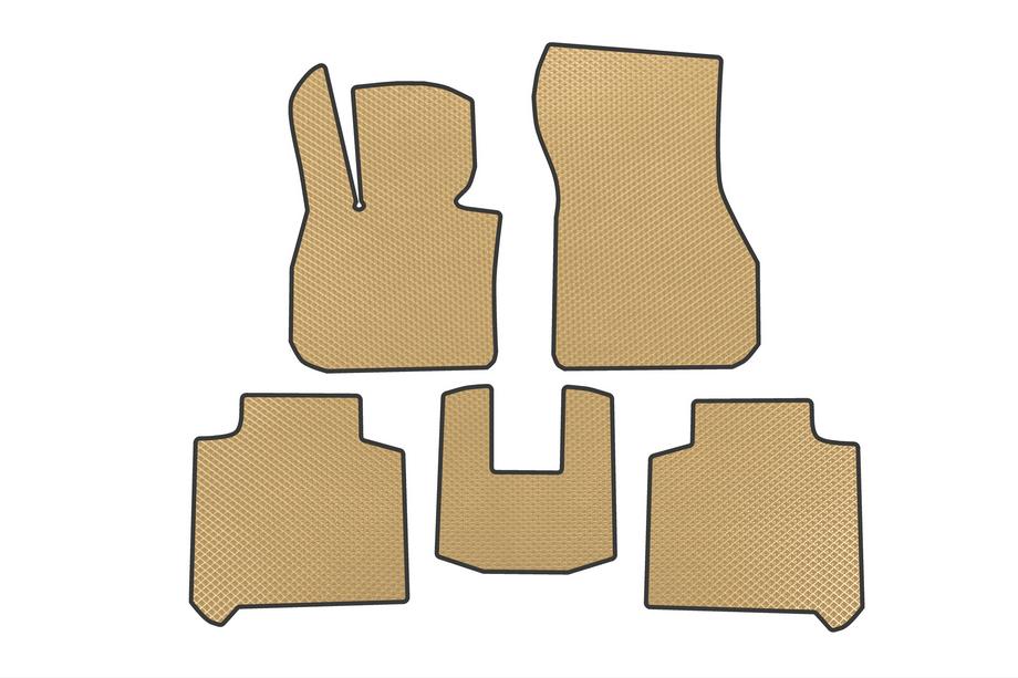 BMW 2 серия Active Tourer F45/F46 2014-2021 гг. Коврики EVA (2 Ряда, Для F46, Бежевые) Image