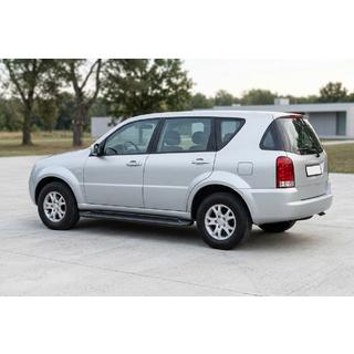 Боковые Подножки Allmond Black (2 шт., Алюминий) SsangYong Rexton I 2001-2017 гг. фото 1