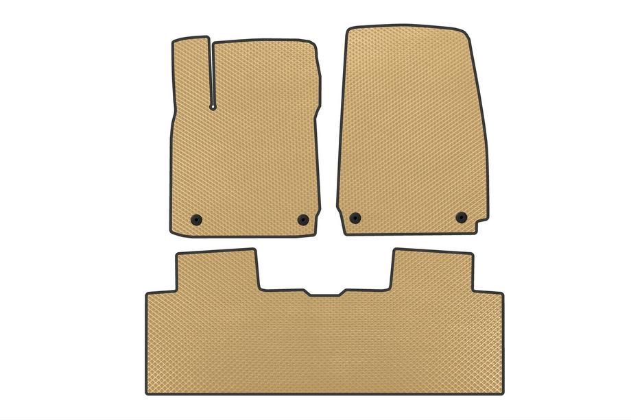 Hyundai Ioniq 6 2022- гг. Коврики EVA (Бежевые) Image