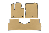 Hyundai Santa Fe 4 2018-2023 гг. Коврики EVA (2 ряда, Бежевые) фото 1