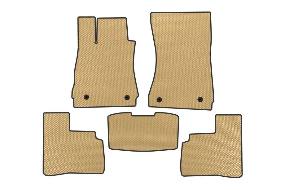 Mercedes S-сlass W221 2005-2013 гг. Коврики EVA (Long, Бежевые) Image