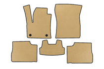 Peugeot 2008 2019- гг. Коврики EVA V2 (2023-, Электро, Бежевый) фото 1