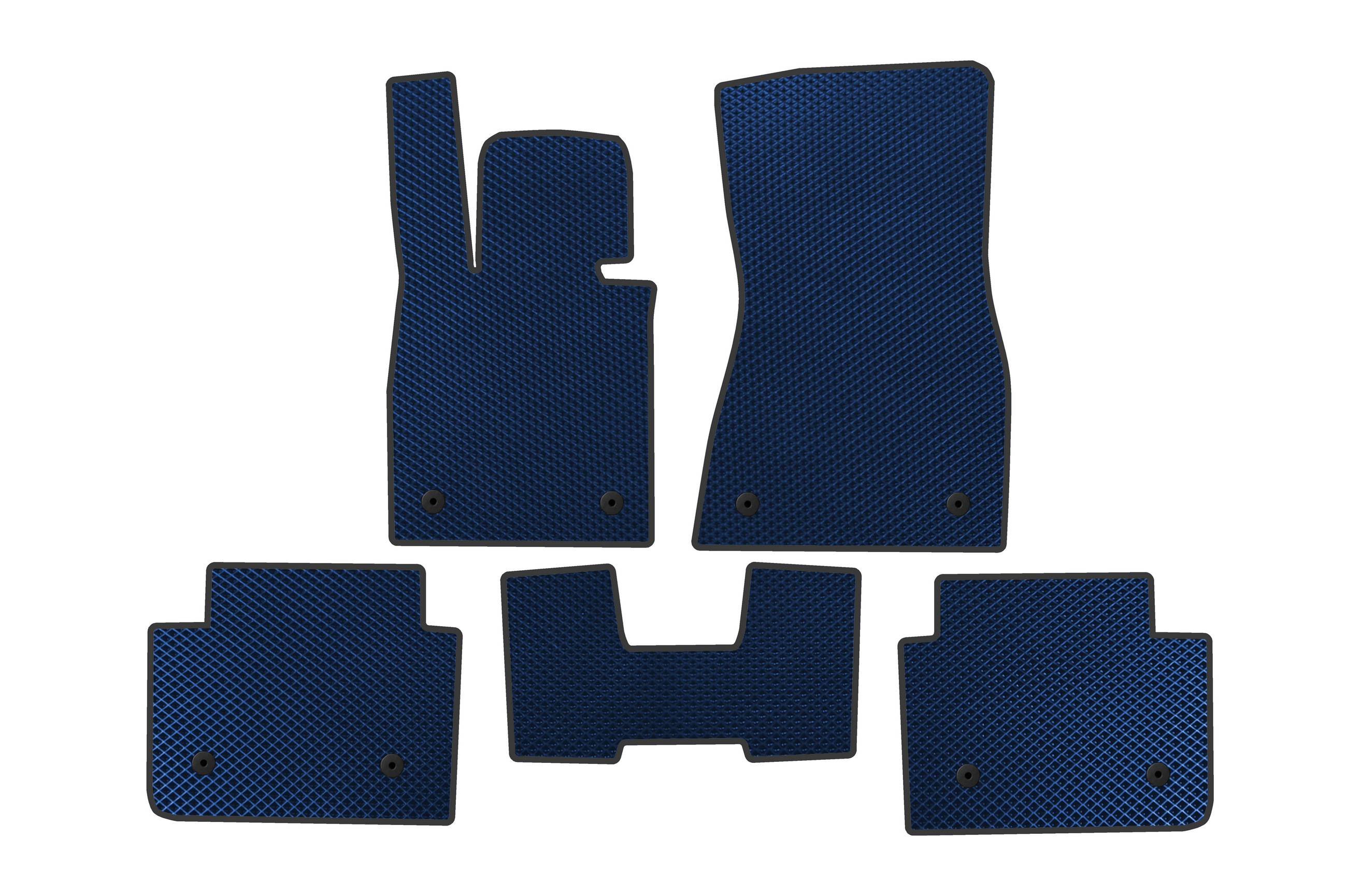 Килимки EVA (Для i5 G60E, синій) для BMW 5/i5 серія G60/G60E/G61 2023- рр - фото 1