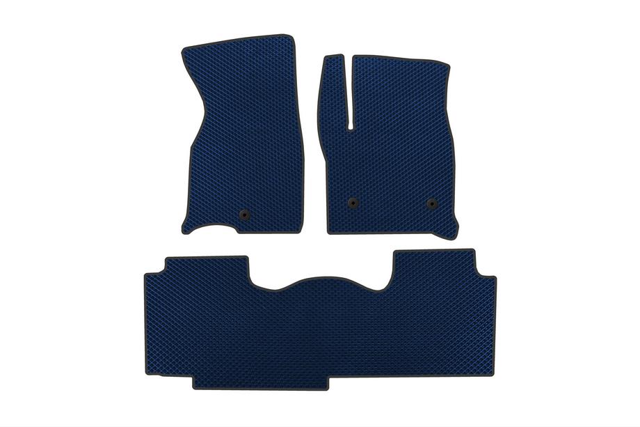Chevrolet Tahoe 2020- гг. Коврики EVA (2 ряда, Синие) Image
