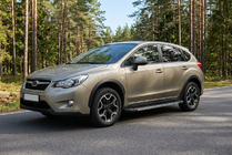 Subaru XV 2011-2017 гг. Боковые пороги RedLine V1 (2 шт., алюминий) фото 1