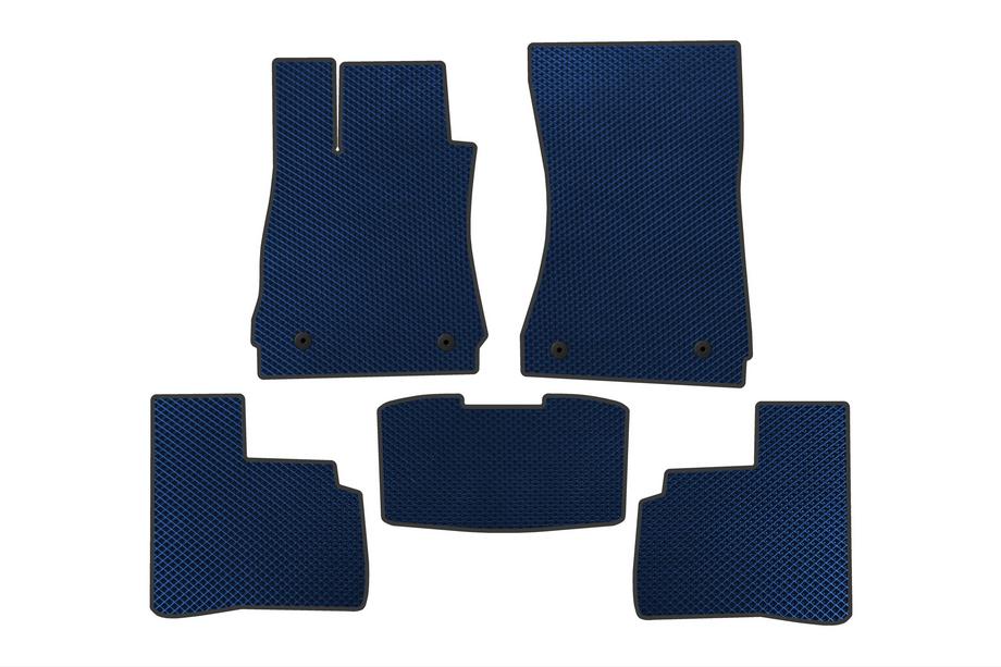 Mercedes S-сlass W221 2005-2013 гг. Коврики EVA (Длинные, Синие) Image