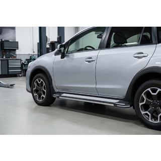 Боковые Подножки Rainbow (2 шт., Алюминий) Subaru XV 2011-2017 гг. фото 1