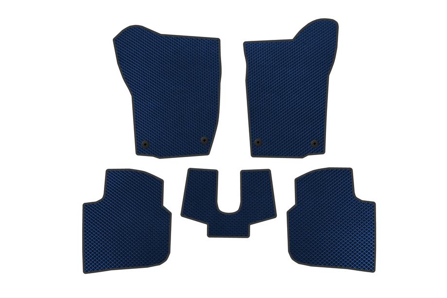 Seat Toledo 2012-2019 гг. Коврики EVA (Синие) Image