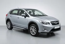 Subaru XV 2011-2017 гг. Боковые пороги Allmond Grey (2 шт., алюминий) фото 1