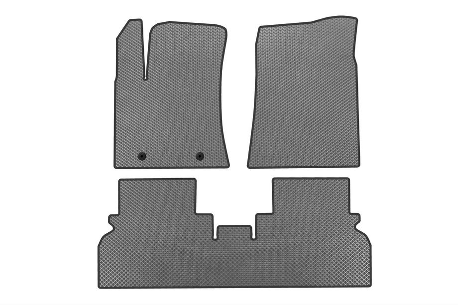 Hyundai Kona 2023- гг. Коврики EVA (Электро, серый) Image