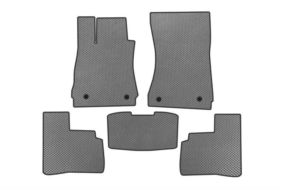 Mercedes S-сlass W221 2005-2013 гг. Коврики EVA (Long, Серый) Image