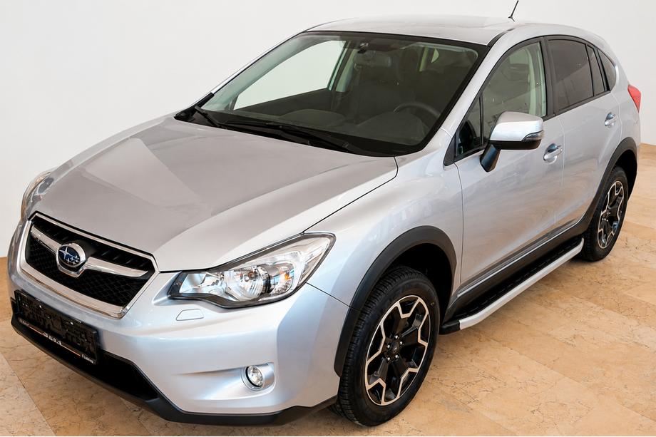 Subaru Forester 2013-2018 гг. Боковые пороги Fullmond (2 шт., алюминий) Image