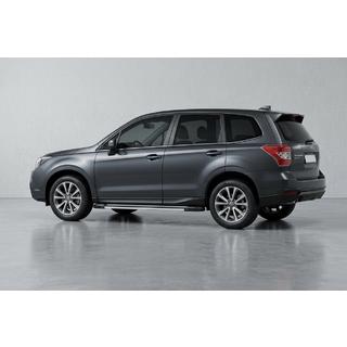 Боковые Подножки Rainbow (2 шт., Алюминий) Subaru Forester 2013-2018 гг. фото 1