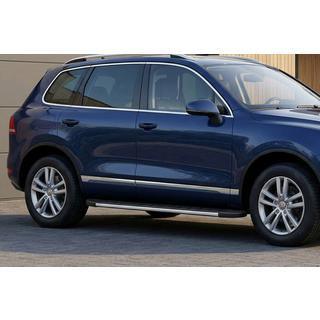 Боковые Подножки Duru (2 шт., Алюминий) Volkswagen Touareg 2002–2010 гг. фото 1
