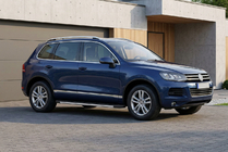 Volkswagen Touareg 2010-2018 гг. Боковые Подножки Duru (2 шт., Алюминий) фото 1
