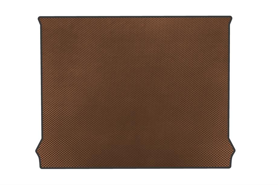 Fiat Doblo II 2010-2022 гг. Коврик в багажник EVA V2 (2010-2015, Коричневый) Image