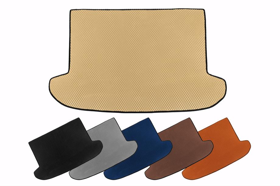 Volkswagen Tiguan 2023- гг. Коврик в багажник EVA (Бежевый) Image