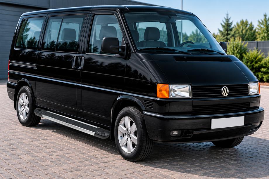 Volkswagen T4 Caravelle/Multivan 1990–2003 гг. Боковые пороги RedLine V1 (2 шт., алюминий) Фото 1