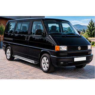 Боковые Подножки Line (2 шт., Алюминий) Volkswagen T4 Caravelle/Multivan 1990–2003 гг. фото 1