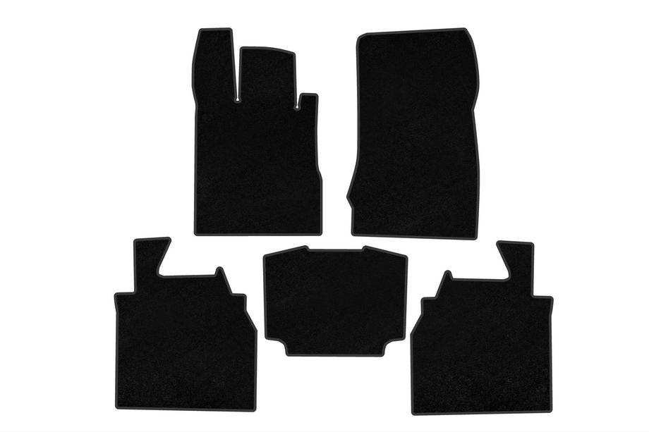 Mercedes S-сlass W220 1998-2005 гг. Текстильные коврики Classic (Long, Черный) Image