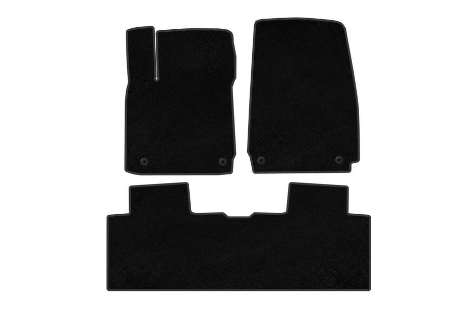 Hyundai Ioniq 6 2022- гг. Текстильные коврики Premium (Черный) Image