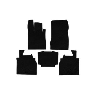 Текстильные коврики Premium (Длинные, Черные) фото 1