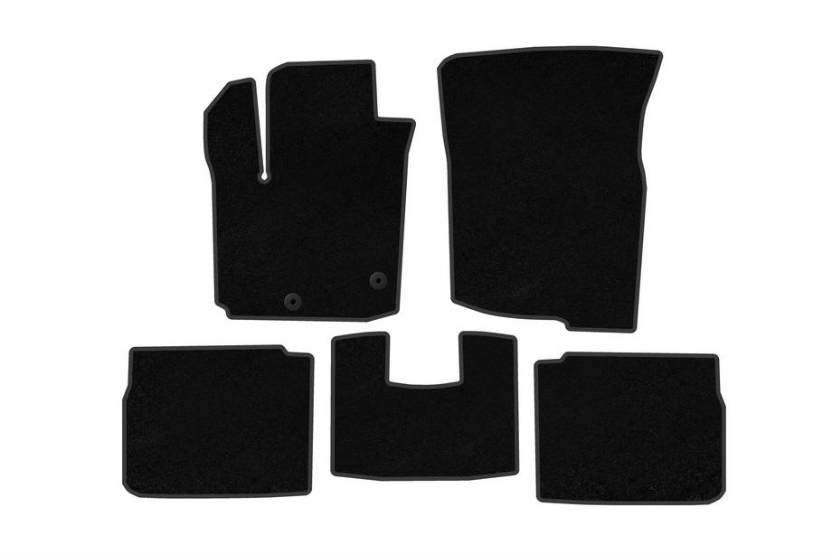 Suzuki SX4 S-Cross 2021- гг. Текстильные коврики Premium (Hybrid, Черный) Image