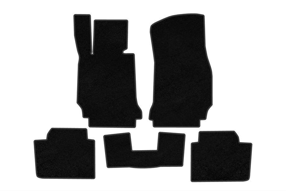 BMW 4 серия F32/F33/F36 2012-2020 гг. Текстильные коврики Deluxe (Для F36, Черный) Image