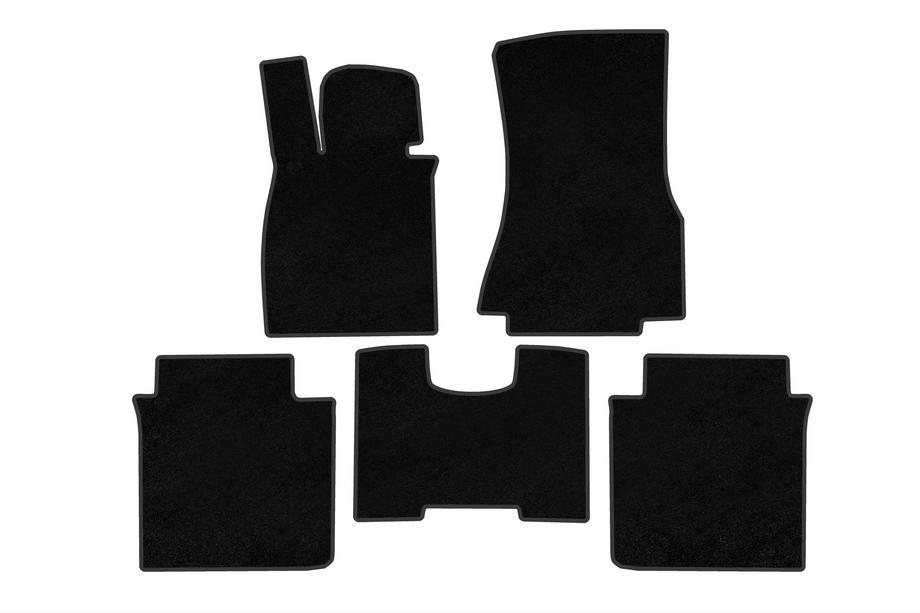 BMW 7 серия G70/G71 2022- гг. Текстильные коврики Deluxe (для G70E, черные) Image