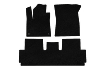 Citroen C-4 Picasso 2013-2022 гг. Текстильные коврики Deluxe (для Grand, 2 ряда, Черные) фото 1