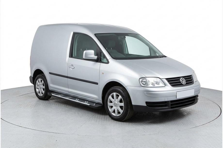 Volkswagen Caddy 2004-2010 гг. Боковые Подножки Sunrise (2 шт., Алюминий) Image