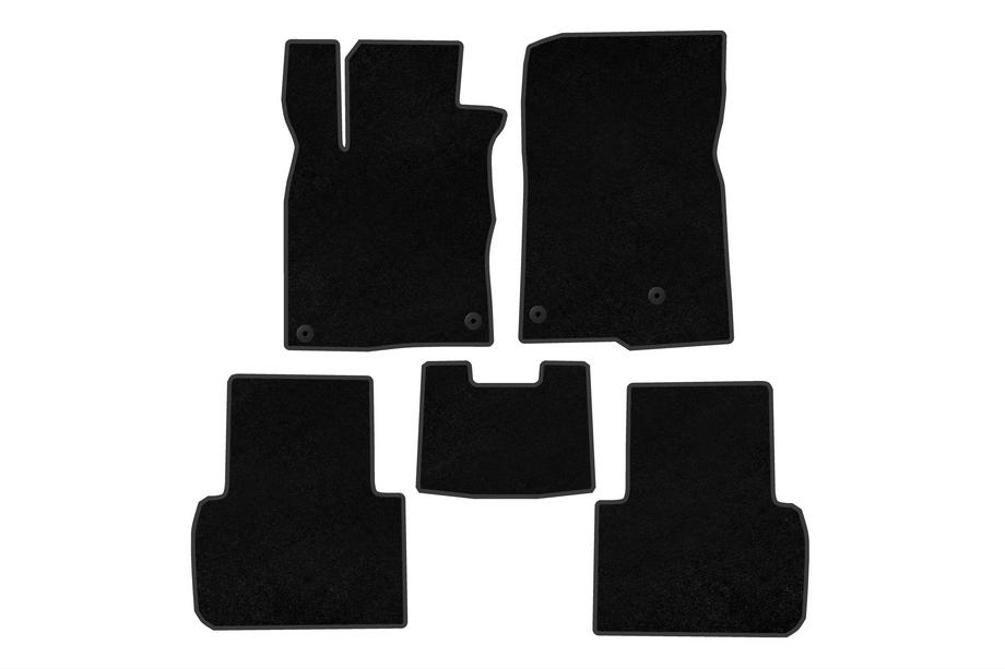 Honda Civic Sedan 2021- гг. Текстильные коврики Deluxe (Черный) Image