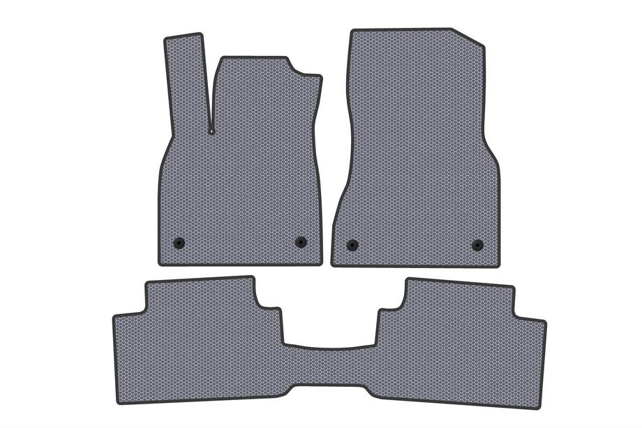 Audi Q6 2022- гг. Резиновые Коврики Carsuit (Серый) Image